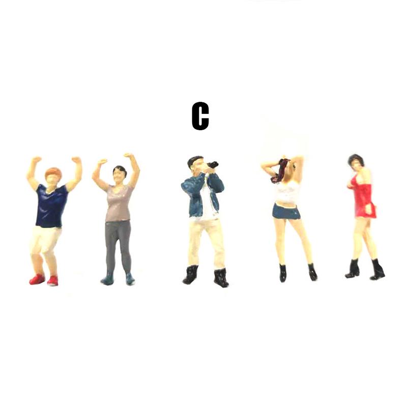 

Medal 164 Race Figure Street People Racing Car Fans Scenario Model Diy Set #C