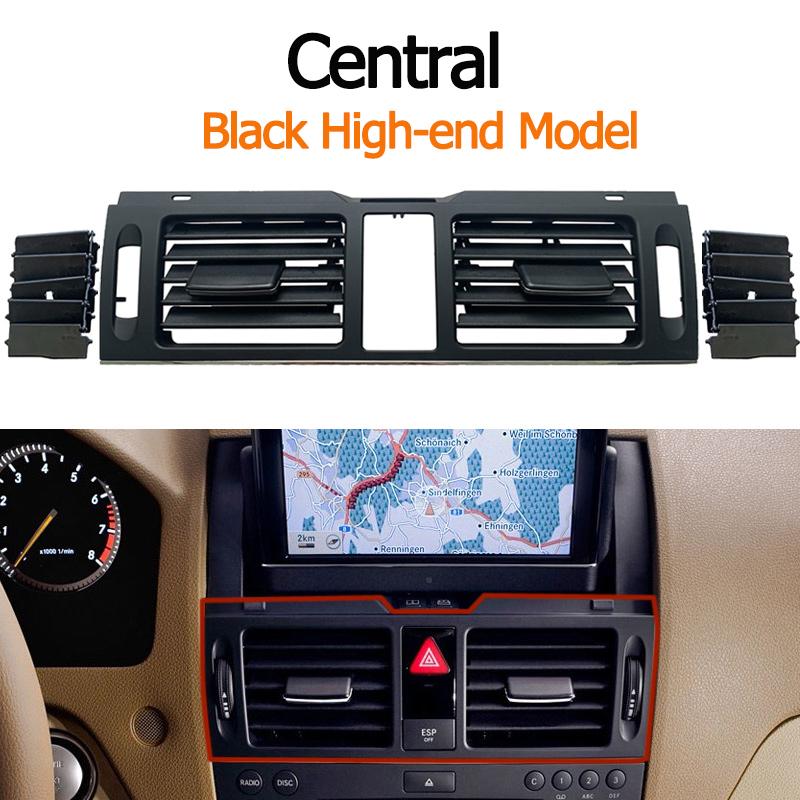 Ulepszony LHD RHD W204 klimatyzacja AC kratka wentylacyjna wylot dla Mercedes Benz C klasa C180 C200 C220 C230 260 300 350 2007-2011