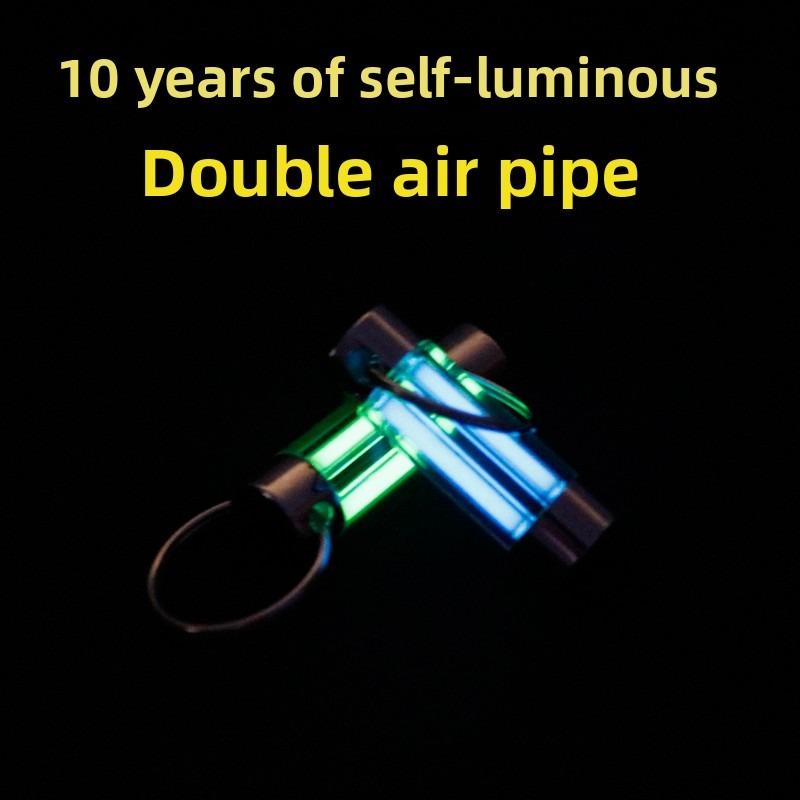 Tritium Trachea Keychain, Double Tritium Tube Pendant, Pendant, Self-luminous Fluorescent Stick Luminous Luminous Stick Tritium