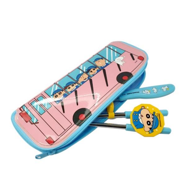 Leburn Shiny Crayon Shin-chan Rich Proofreading Chopsticks Set, Mixed Colors, 1 Set, Korean Popular Tableware