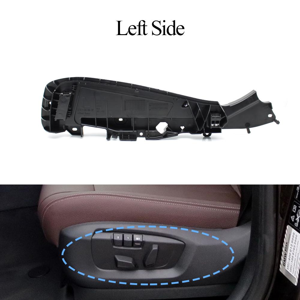 

Car Front Seat Bracket Plastic Track Rail Cover For BMW 5 7 6GT X5 X6 F10 F11 F15 F16 F02 G12 G30 G32 G11 F85 F90 52107317459 Left Side