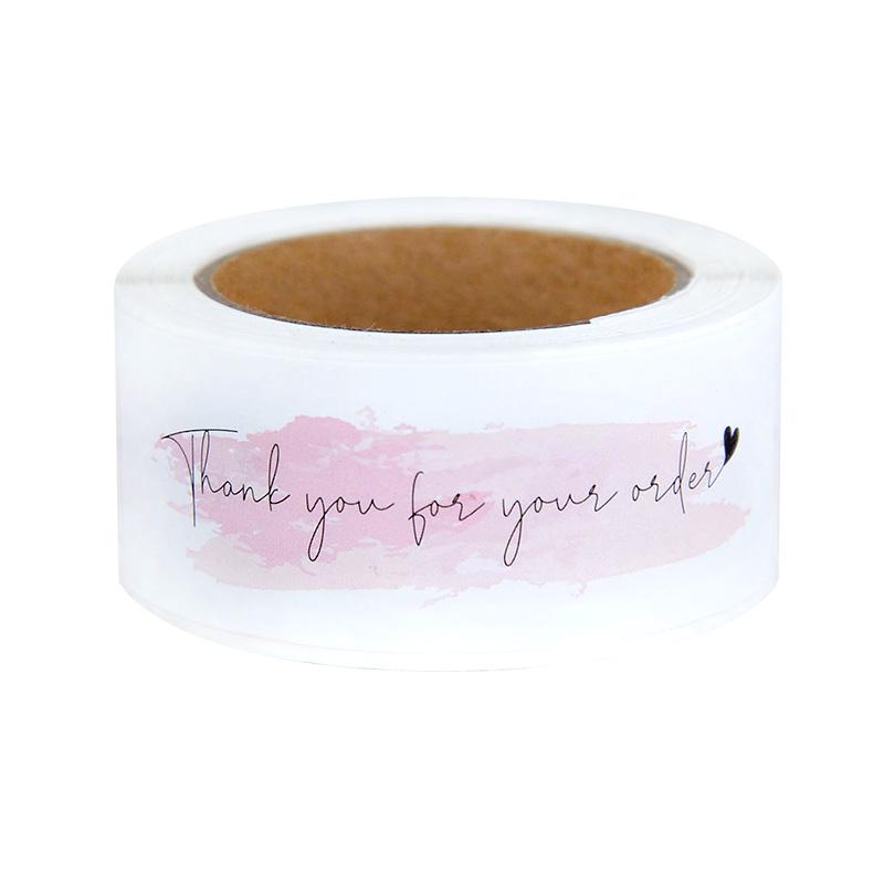 120Pcs Thank You for Your Order Stickers Labels for Envelope Sealing for Small Business Decor Sticker Stationery Package Decor
