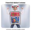 Robot Costume Polyester-Blend with Headpiece Loose-Fit for Cosplay