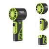 Handheld Fan High Speed Rechargeable Stepless Speed Adjustment Desktop Fan Portable Fan for Camping Home Office Outdoor Travel