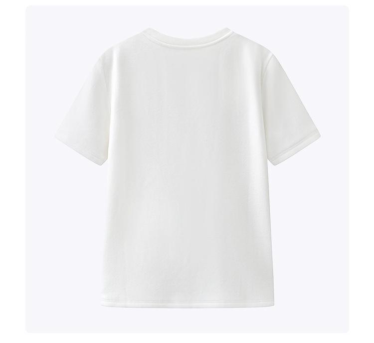 Spring 2026 Embroidered Little Horse Short Sleeve T-Shirt - Versatile and Thickened