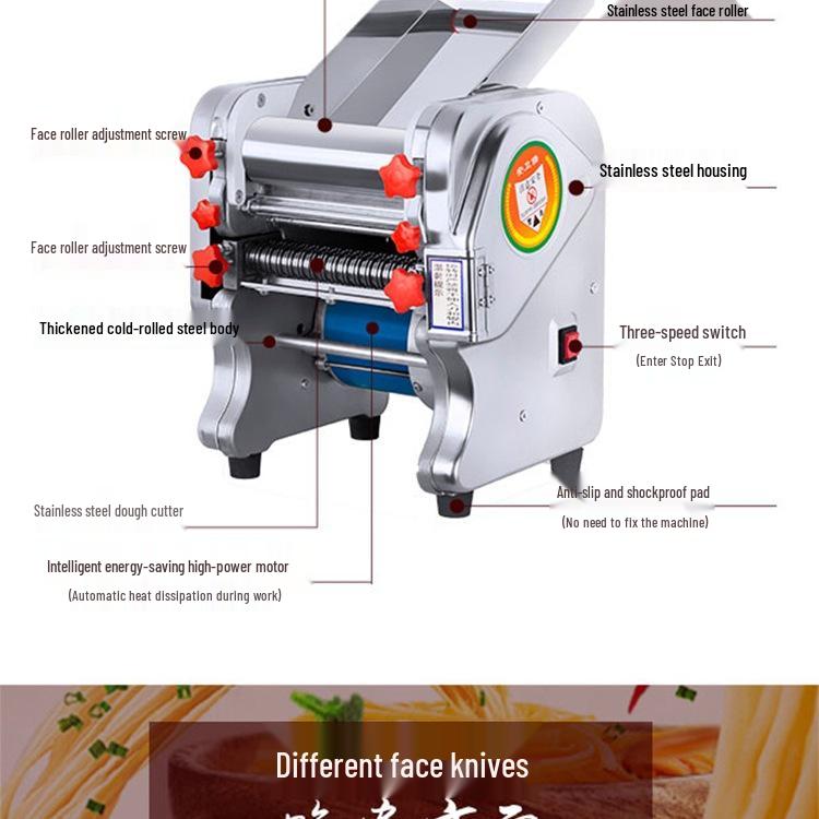 Elektrische Teigpresse aus Edelstahl: Multifunktionaler Intelligenter Nudel- und Teigtaschenhaut-Hersteller mit Kostenlosem Versand