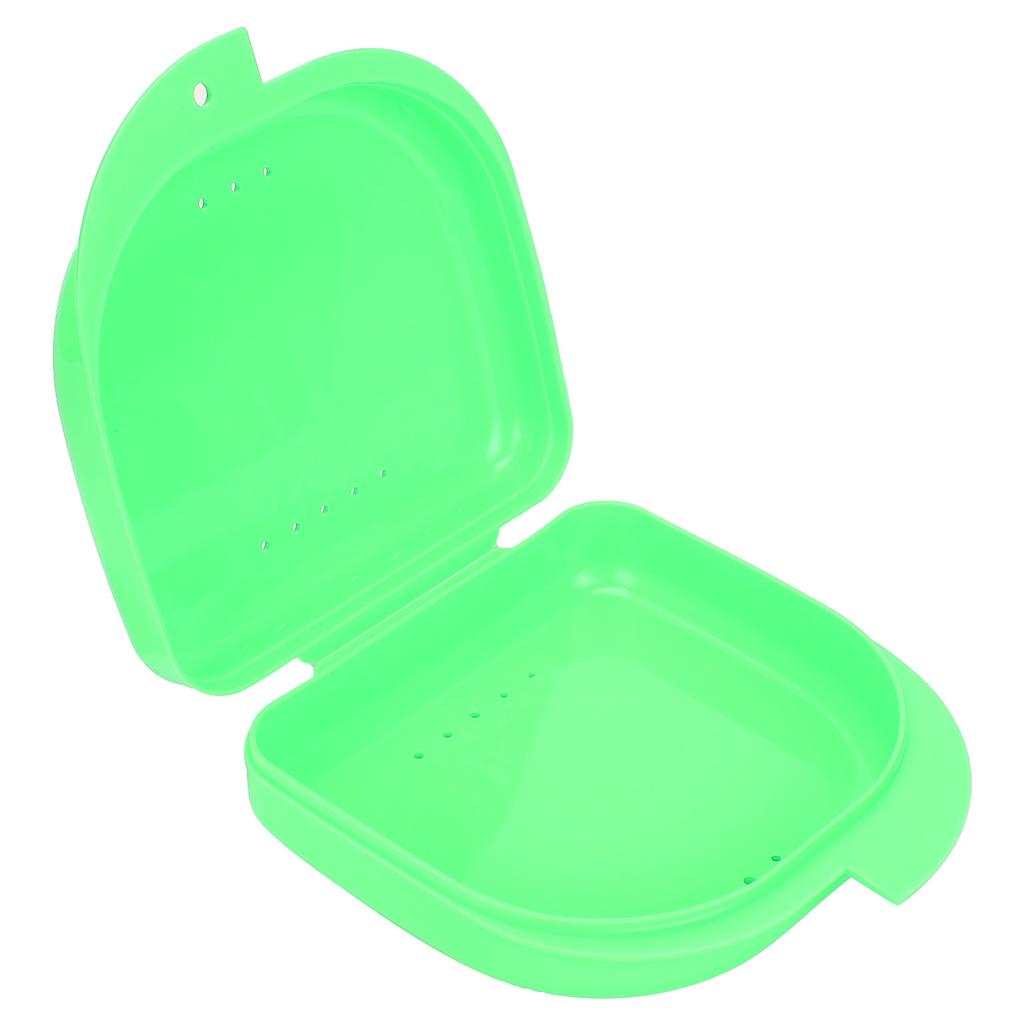 Plastic Dental Retainer Box Orthodontic Dental Retainer Portable Storage Box with Vent Holes