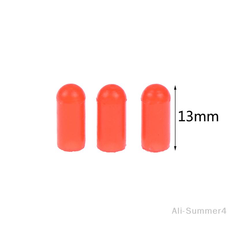 20pcs/set Food Grade Silicone Rubber Needle Cover Syringe Sealing Test Tube End Cap Accessorie