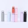 Simple Stainless Steel Space Pot Portable Thermos Cup Outdoor Car Sports Water Cup Large Capacity Handle Mountaineering Pot