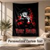 Tapestry Custom Name Text, Wall Hanging Tapestry Home Room DecorA Nightmare On Elm Street Freddy Krueger