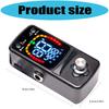Portable Chromatic Tuner Pedal Covering A0 to C8 Range Digital Guitar Pedal Tuner for Guitarists and Musicians