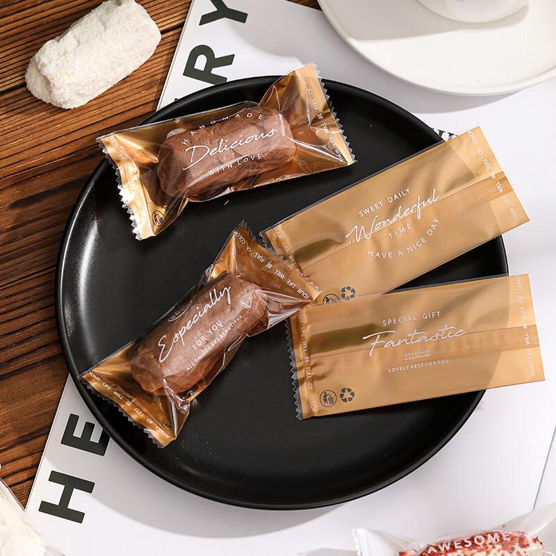 Frosted Transparent Cookie Packaging Bags