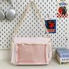 New Y2K Cute Ita Shoulder Bag Lolita Girl Transparent Comic Tote Bag Large Capacity Fashion Crossbody Bag Jk Diy Display Handbag