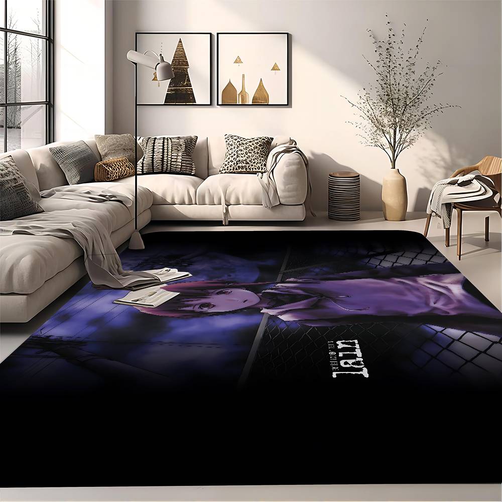 Serial Experiments Lain Floor Mat Retro Multiple Choice Living Room Kitchen Rug Non Slip Modern Home Decor