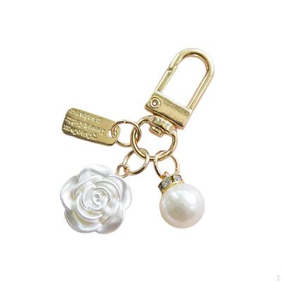 Sleutelhanger met Kunstparels, Tasbedeltje voor Accessoires, Koptelefoonhoes