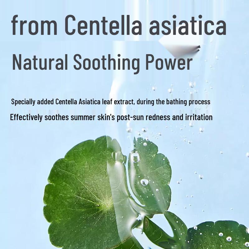 Runben Centella Asiatica Kids Cooling Shower Gel - 3 X 350ml