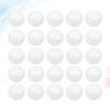 36 Stück Weihnachts-Schaumstoffbälle Weiße Bastelbälle für Kinder DIY-Projekte Vorschule Kindergarten Feiertagsdekoration