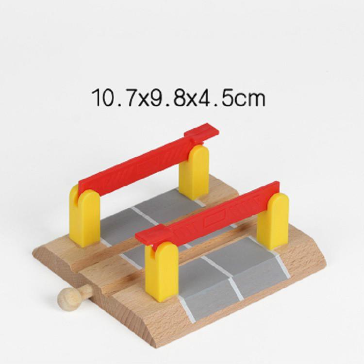 Magnetic Wooden Train Bridge Blocks for Kids - Compatible with All Brands