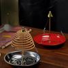 Metal Hanging Incense Coil Burner for 12 Hours Mosquito Repellent Iron Plate Holder Ideal for Home Office