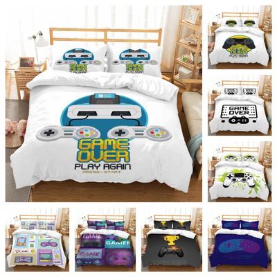 Gamepad Printing Bedding Sets Comforter Duvet Cover Bedroom Bed Set Pillowcase Microfiber Bedding Suit Comfortable