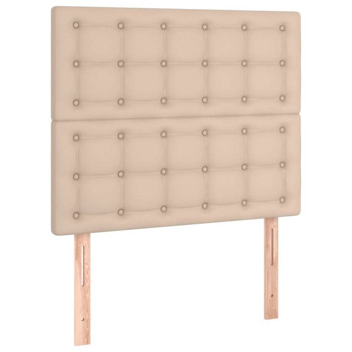Tête de lit - MAISON EXCLUSIVE - LED Cappuccino 80x5x118/128 cm - Similicuir - Hauteur réglable - LED colorée