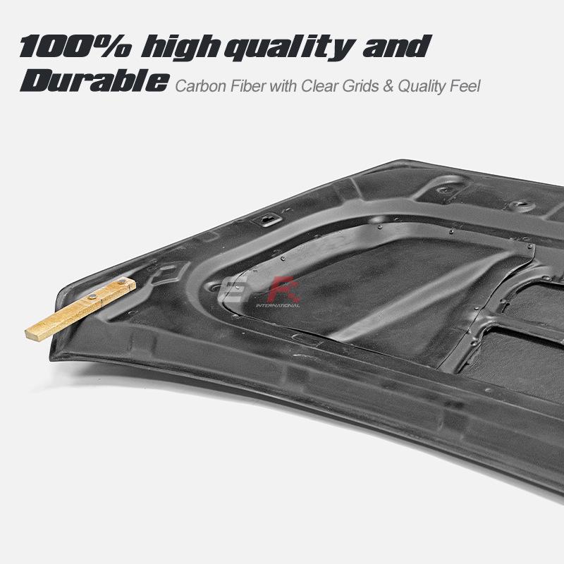 Modern I30N Carbon Fiber AM Style Front Hood Engine Cover Replacement 16-24.