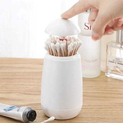 Press Type Automatic Lifting Toothpick Box Personality Creative Dustproof Cotton Swab Bud Holder Dispenser Organizer Storage Box