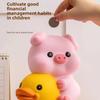 Vinyl Pig Vinyl Piggy Bank Pig Duck Riding Coin Saving Box Durable Pig Money Jar  Festive Occasions