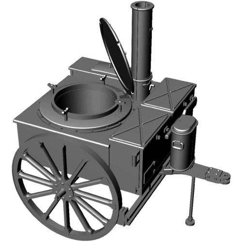 IBG 1/35 German Field Kitchen Hf.14 Type Plastic Model Kit PB35008