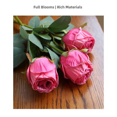 Realistic Appearance Silk Rose Bouquet Artificial Rose