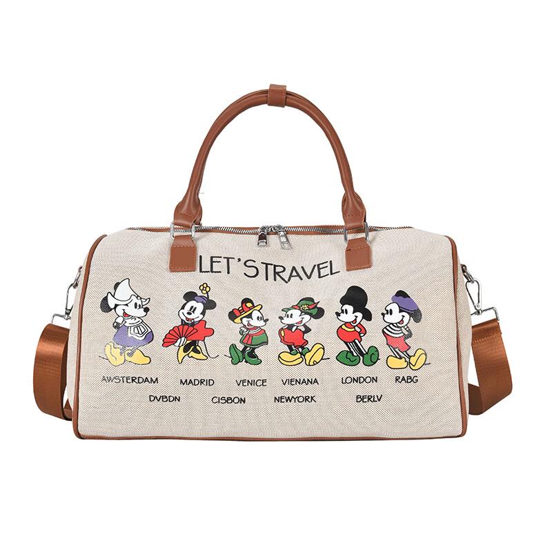 

Korean Style Cartoon Canvas Travel Bag Small