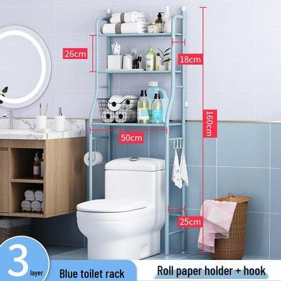 3 szintes fürdőszobai WC fölé szerelhető tárolóállvány