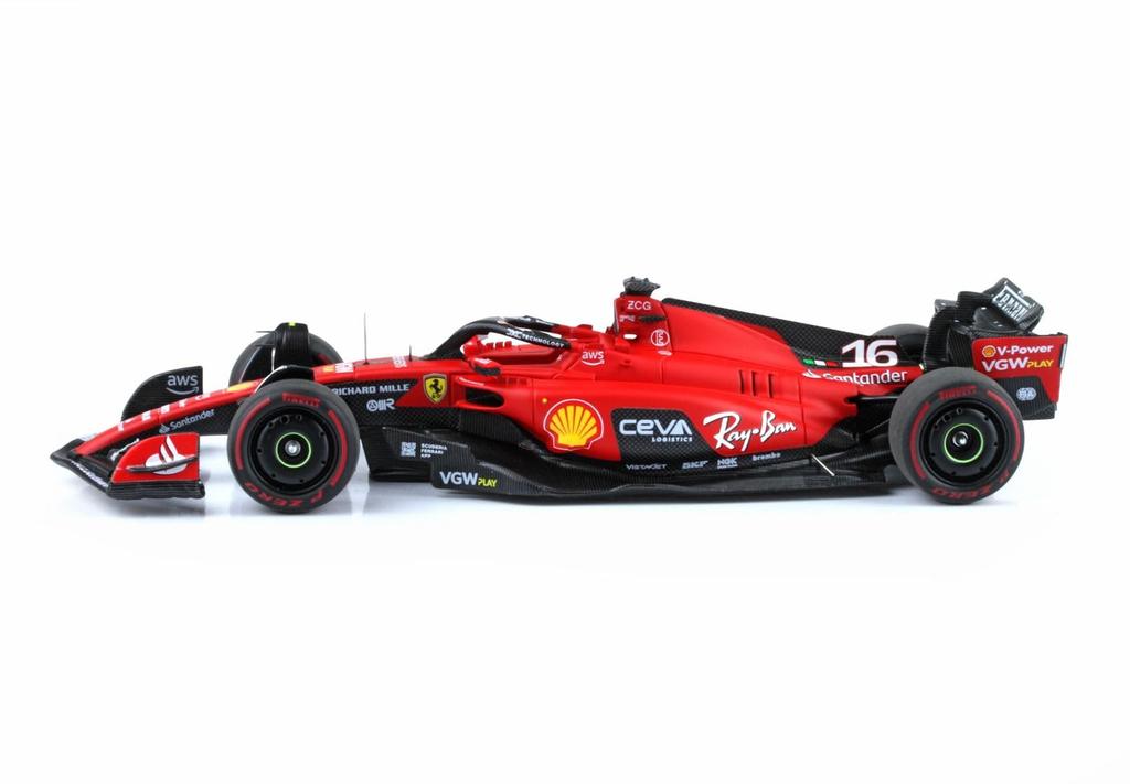 BBR 1/43 Ferrari SF-23 Belgian GP 2023 #16 Charles Leclerc