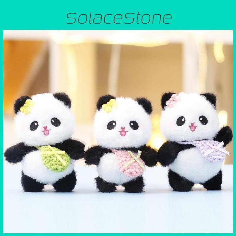 Panda Bag Messenger Plush Toy Keychain Ornament For Home Decor And Teen Gifts