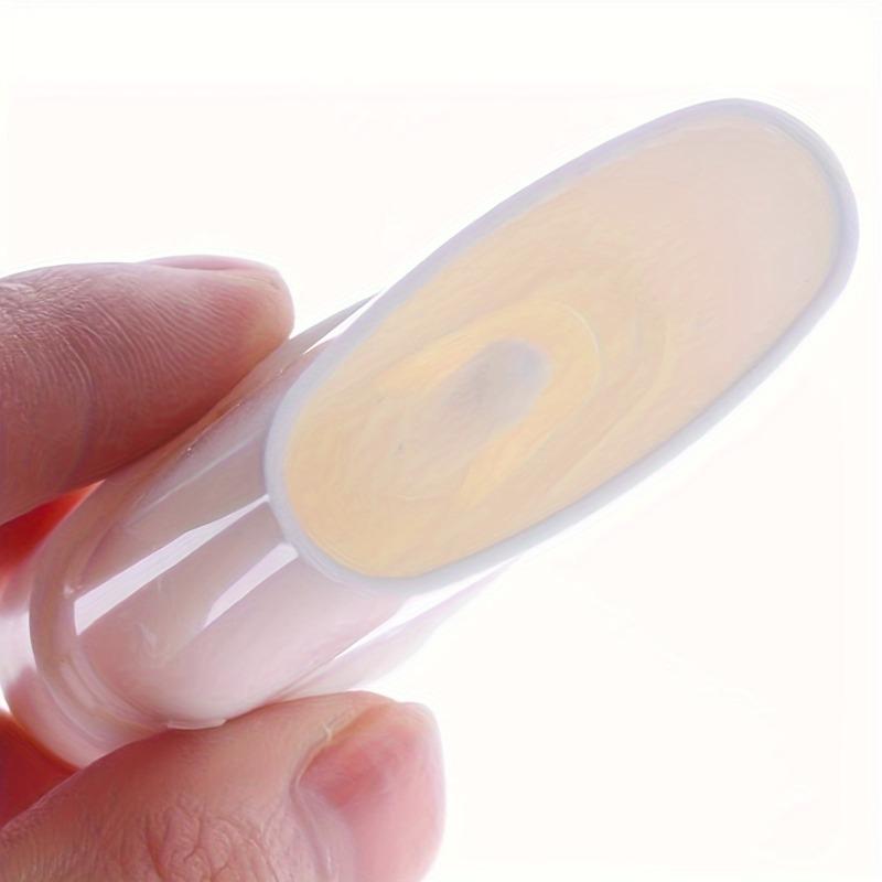 50pcs 15ml White Plastic Containers Empty Refillable Deodorant Tubes Top-Fill Oval Lip Balm Tubes for Travel Chapstick Lotions