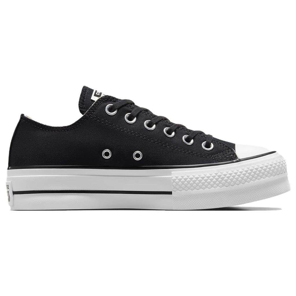 Converse All Star Lift Comfortable Versatile Durable Low Top Canvas Shoes Women Sneaker Black 560250F-001