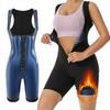 Cross-border Women's Polyester Zipper Bodysuit Chest-lifting Training Sports Fitness Body-shaping Anti-Bacterial Arm In-Stock
