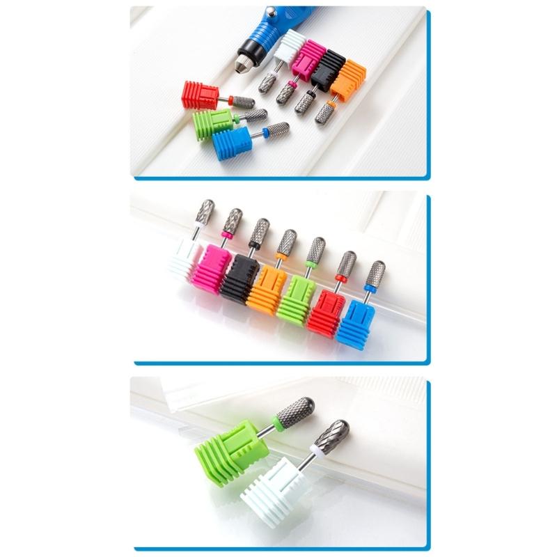 Nail Drill Bits,Steel Manicure Drill Bits Electric Pedicures Manicure Grinding Head for Nail Polishing,Nails Art Tools