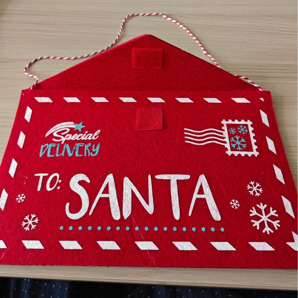 Christmas Felt Envelope Bag for Candy, Christmas Tree Ornament Hanging Decor, Xmas Party Gift Packaging