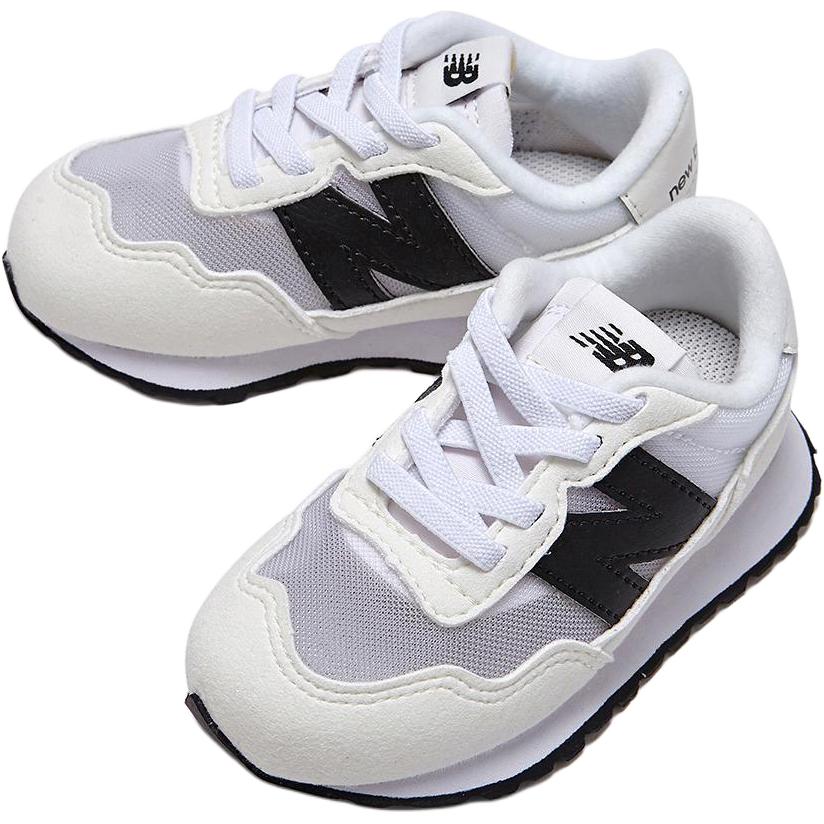 New Balance Nb 237 Comfortable Versatile Anti-Kick Durable Low-Top Walking Shoes Baby Shoes White IH237DEP