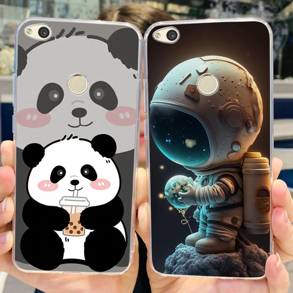 For Huawei P8 Lite 2017 Case Honor 8 Lite Luxury Painted Cover Clear Silicone Soft TPU Phone Case For Huawei GR3 2017 Back Cover