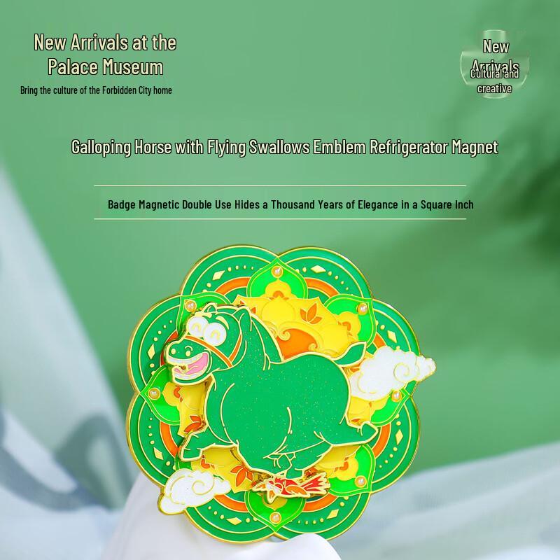 Forbidden City Cultural Rotating Fridge Magnets