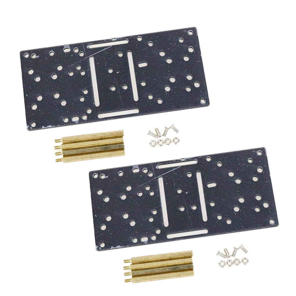 2 Wheel Car Chassis DIY Acrylic Plate Panel