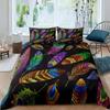 Peacock Duvet Cover Abstract Bird Exquisite Tail Pavo Cristatus Indigenous Home Decorative Bedding Avocado Green for Women Gifts