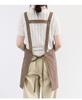 Korean Style Waterproof Waist Apron - Unisex Kitchen & Work Wear with Custom Logo