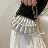 Niche Shell Bag 2025 Summer New Bag Women's Fashion Simple Shoulder Bag Casual Messenger Bag