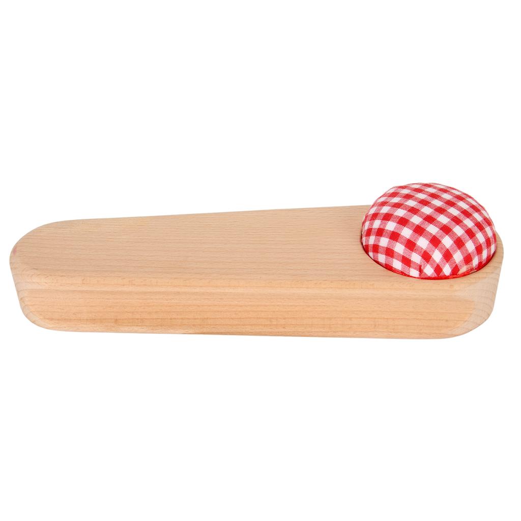 Quilters Clapper Pin Cushion Design Smoothing Wood Easy Operation Hardwood Tailor Clapper for