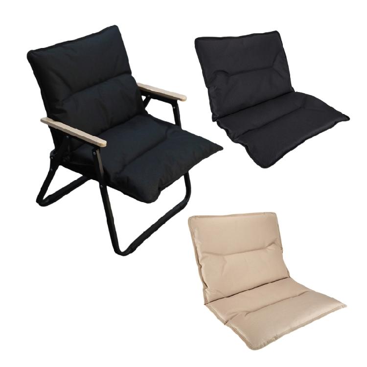 Portable Folding Cushion Seats  Camping Chair Pad Replacement Stadium Seats Pad Outdoor Chair Cotton Cushion Easy to Carry