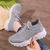Women Plus Size Platform Sneakers Breathable Anti-Odor Chunky Dad Shoes Comfortable Casual Sports Shoes Lightweight Single Shoes