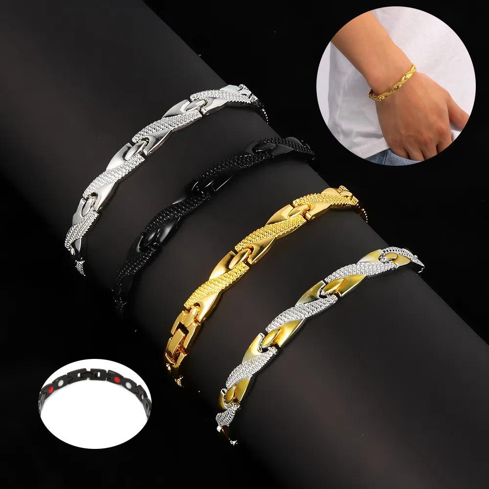 

New Unisex Simple Alloy Magnetic Dragon Bangle Bracelet